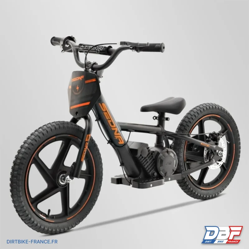 Draisienne électrique sano sedna shadow 16″ plus Orange, Dirt Bike France - Photo N°6