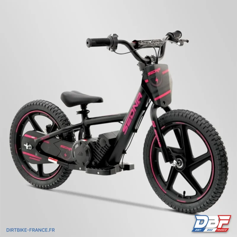 Draisienne électrique sano sedna shadow 16″ plus Rose, Dirt Bike France - Photo N°1