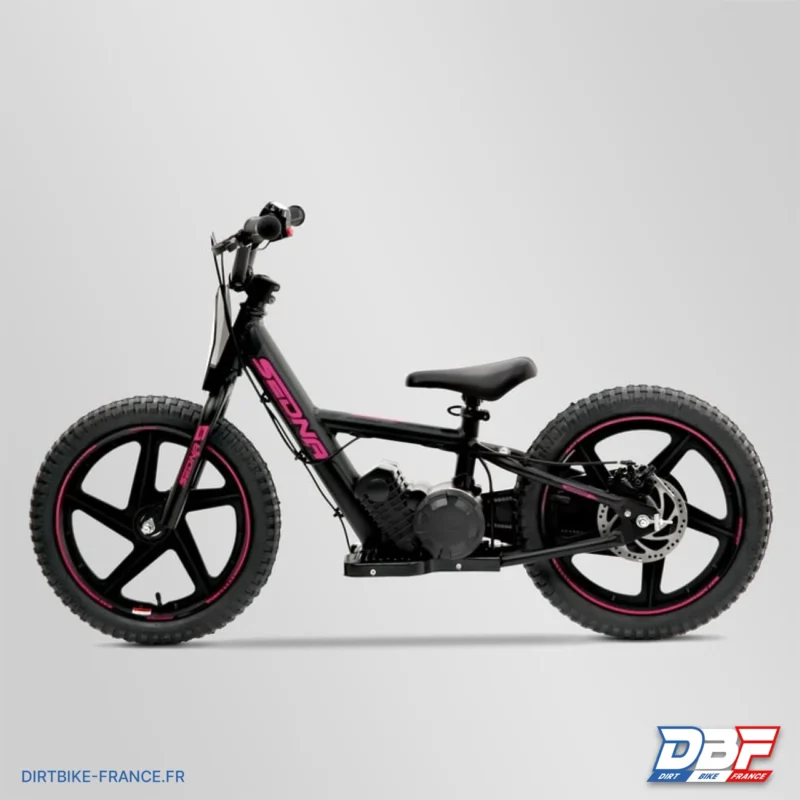 Draisienne électrique sano sedna shadow 16″ plus Rose, Dirt Bike France - Photo N°5