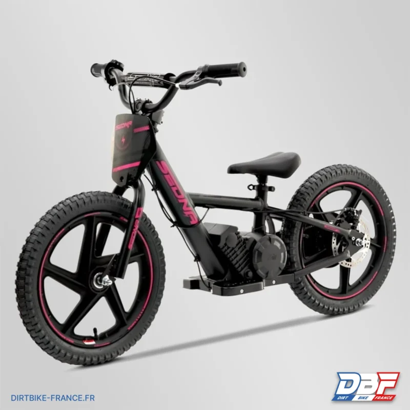 Draisienne électrique sano sedna shadow 16″ plus Rose, Dirt Bike France - Photo N°6