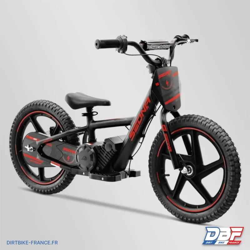 Draisienne électrique sano sedna shadow 16″ plus Rouge, Dirt Bike France - Photo N°1