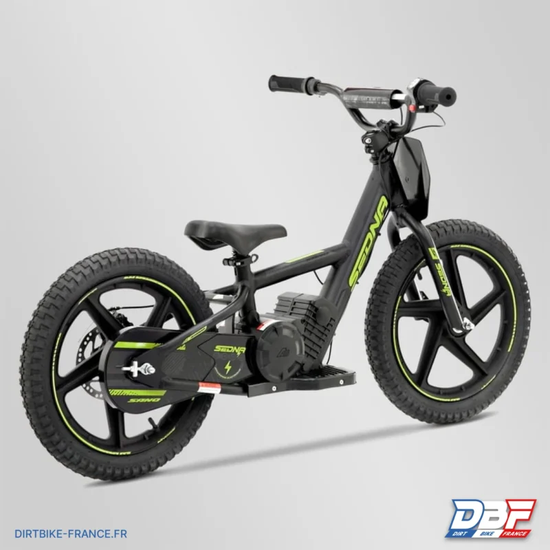 Draisienne électrique sano sedna shadow 16″ plus Vert, Dirt Bike France - Photo N°3