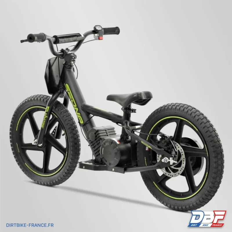 Draisienne électrique sano sedna shadow 16″ plus Vert, Dirt Bike France - Photo N°4