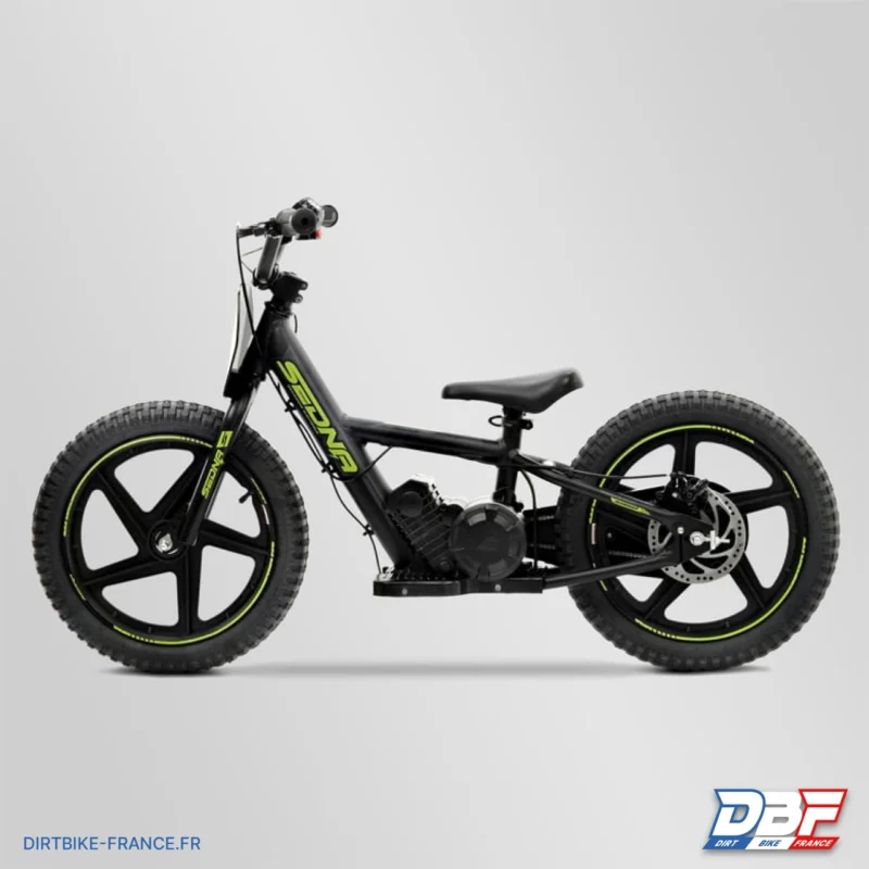 Draisienne électrique sano sedna shadow 16″ plus Vert, Dirt Bike France - Photo N°5