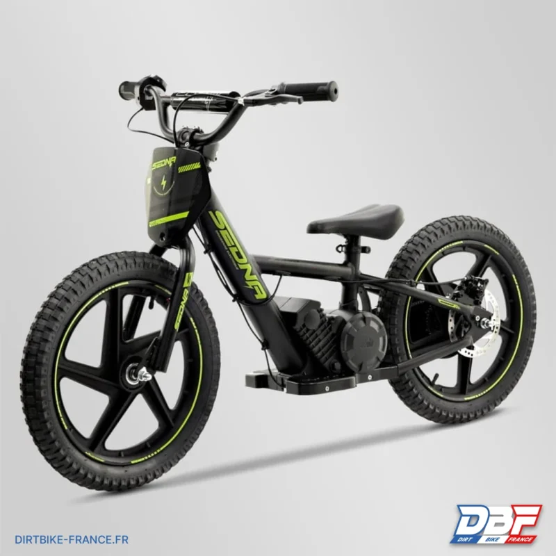 Draisienne électrique sano sedna shadow 16″ plus Vert, Dirt Bike France - Photo N°6