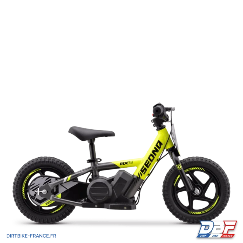 Draisienne électrique sedna mx 12″ Jaune, Dirt Bike France - Photo N°1