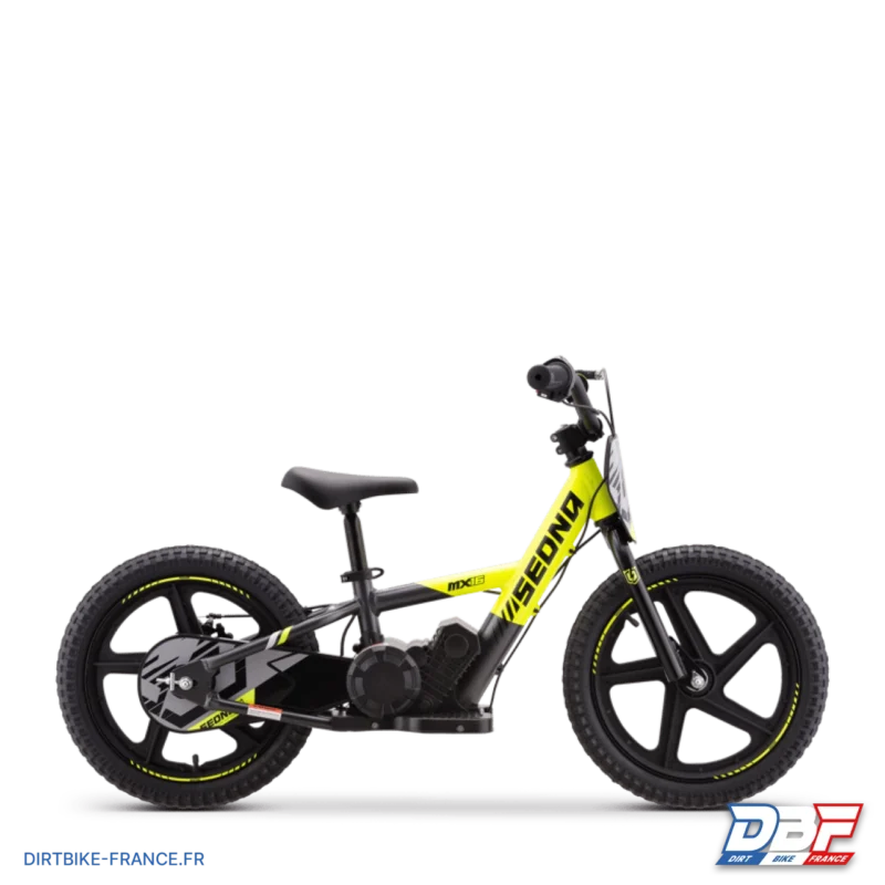 Draisienne électrique sedna mx 16″ Jaune, Dirt Bike France - Photo N°1