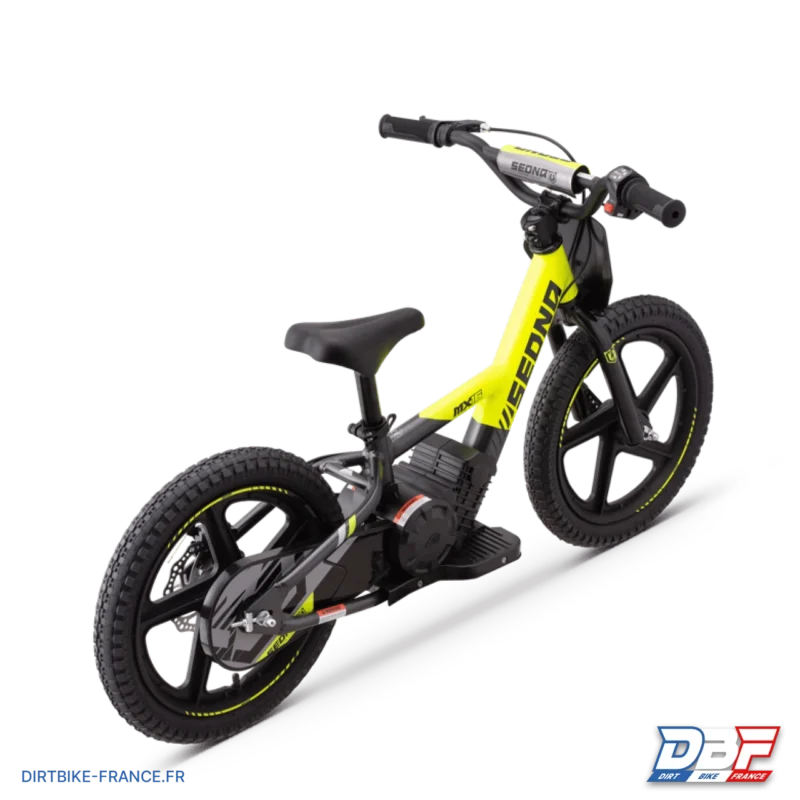 Draisienne électrique sedna mx 16″ Jaune, Dirt Bike France - Photo N°3