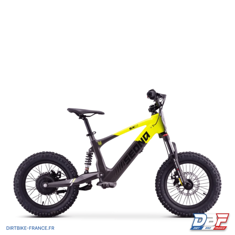 Draisienne électrique sedna sx 16″ Jaune, Dirt Bike France - Photo N°1