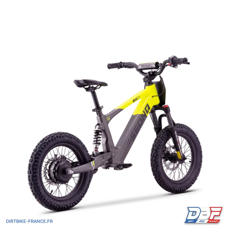 Draisienne électrique sedna sx 16″ Jaune, Dirt Bike France - Photo N°2