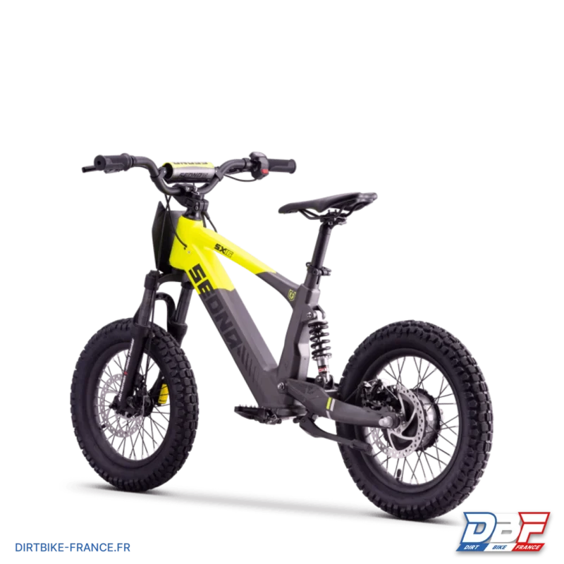 Draisienne électrique sedna sx 16″ Jaune, Dirt Bike France - Photo N°4