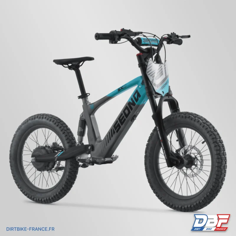 Draisienne électrique sedna sx 18″ Bleu, Dirt Bike France - Photo N°1