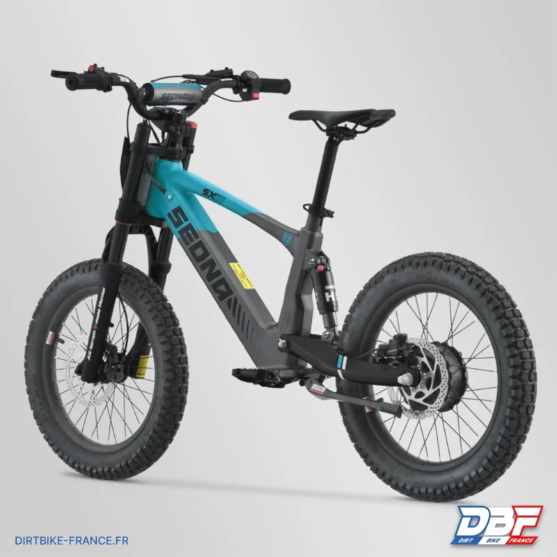 Draisienne électrique sedna sx 18″ Bleu, Dirt Bike France - Photo N°2