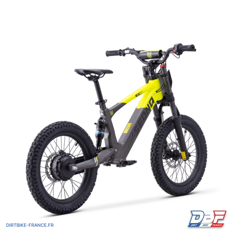 Draisienne électrique sedna sx 18″ Jaune, Dirt Bike France - Photo N°2