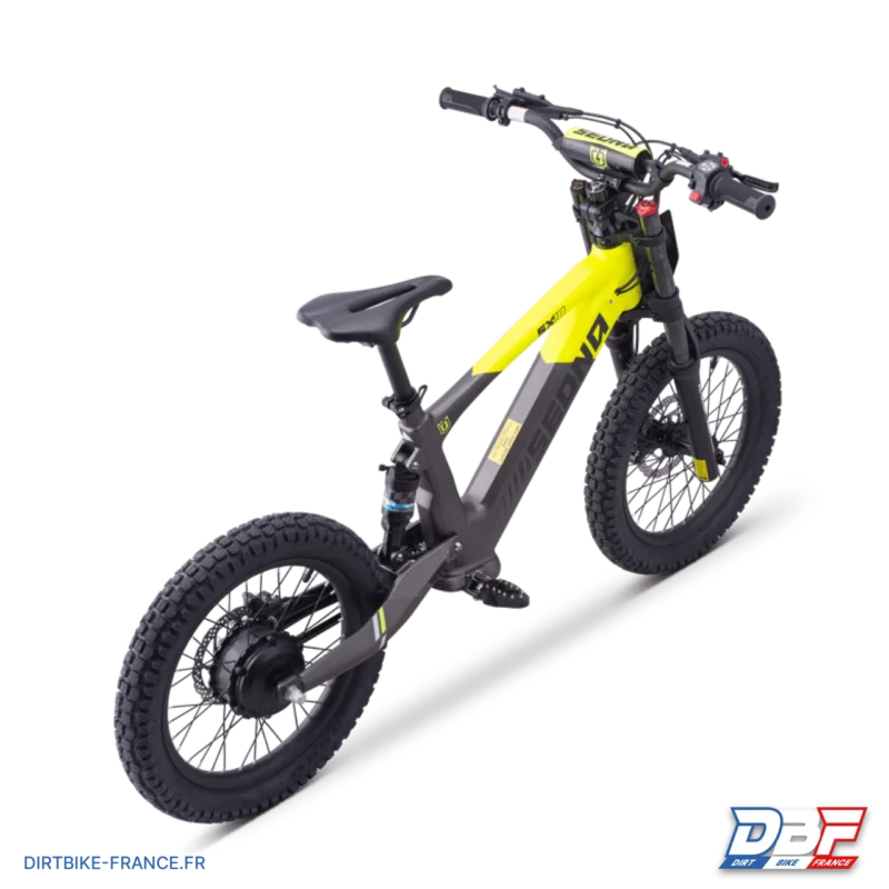 Draisienne électrique sedna sx 18″ Jaune, Dirt Bike France - Photo N°3