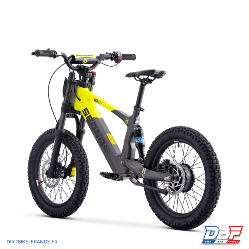 Draisienne électrique sedna sx 18″ Jaune, Dirt Bike France - Photo N°4