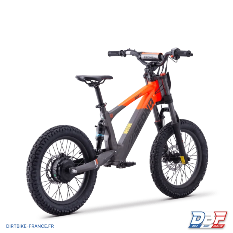 Draisienne électrique sedna sx 18″ Orange, Dirt Bike France - Photo N°2