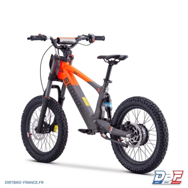 Draisienne électrique sedna sx 18″ Orange, Dirt Bike France - Photo N°4