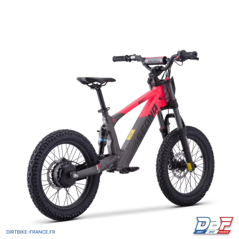 Draisienne électrique sedna sx 18″ Rose, Dirt Bike France - Photo N°2