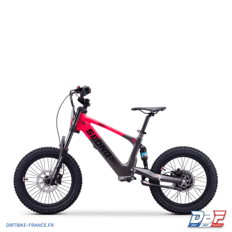 Draisienne électrique sedna sx 18″ Rose, Dirt Bike France - Photo N°5