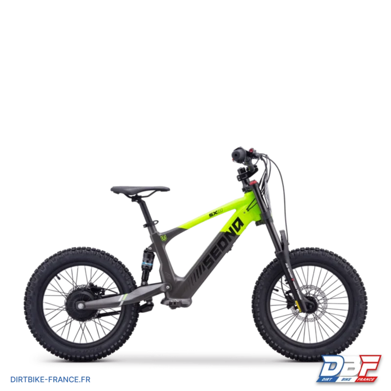 Draisienne électrique sedna sx 18″ Vert, Dirt Bike France - Photo N°1