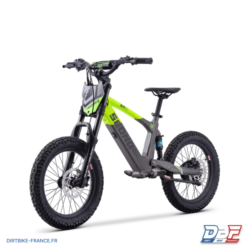 Draisienne électrique sedna sx 18″ Vert, Dirt Bike France - Photo N°6