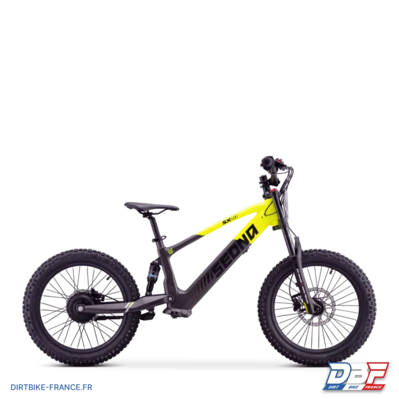 Draisienne électrique sedna sx 20″ Jaune, Dirt Bike France - Photo N°1