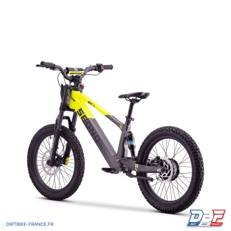 Draisienne électrique sedna sx 20″ Jaune, Dirt Bike France - Photo N°4