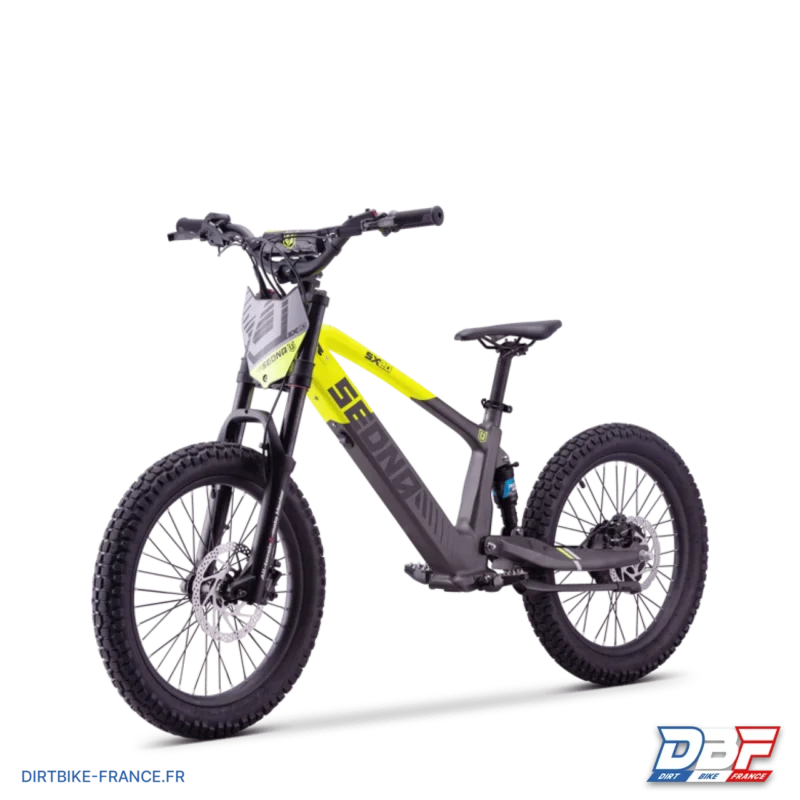 Draisienne électrique sedna sx 20″ Jaune, Dirt Bike France - Photo N°6