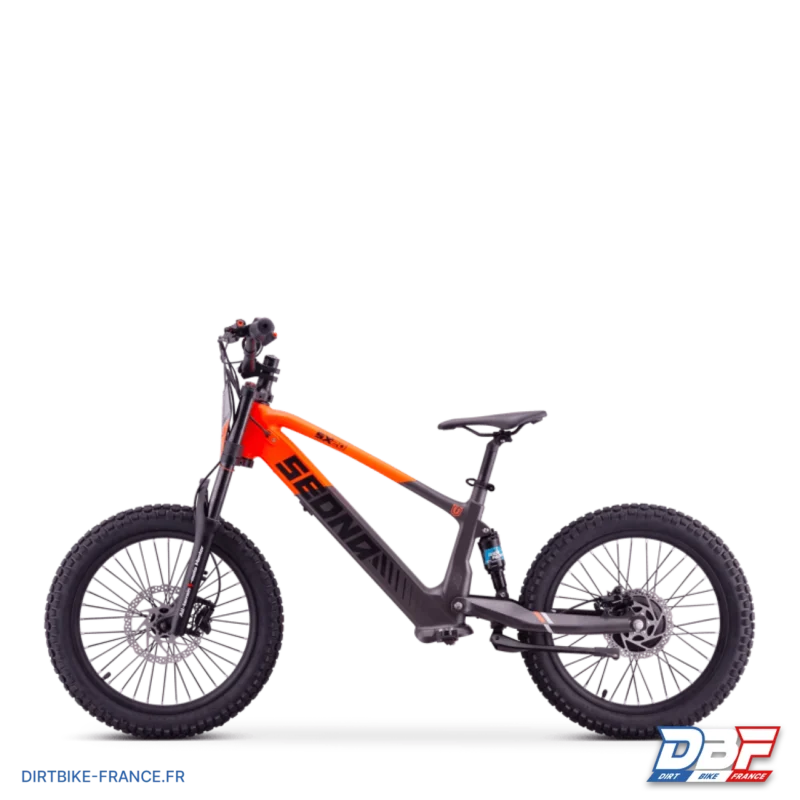 Draisienne électrique sedna sx 20″ Orange, Dirt Bike France - Photo N°5