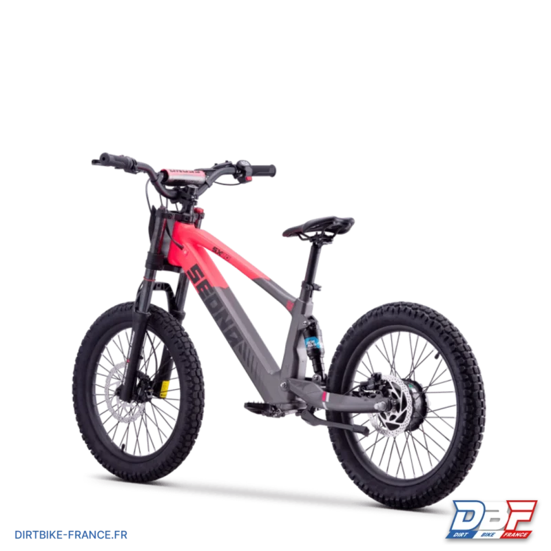 Draisienne électrique sedna sx 20″ Rose, Dirt Bike France - Photo N°4