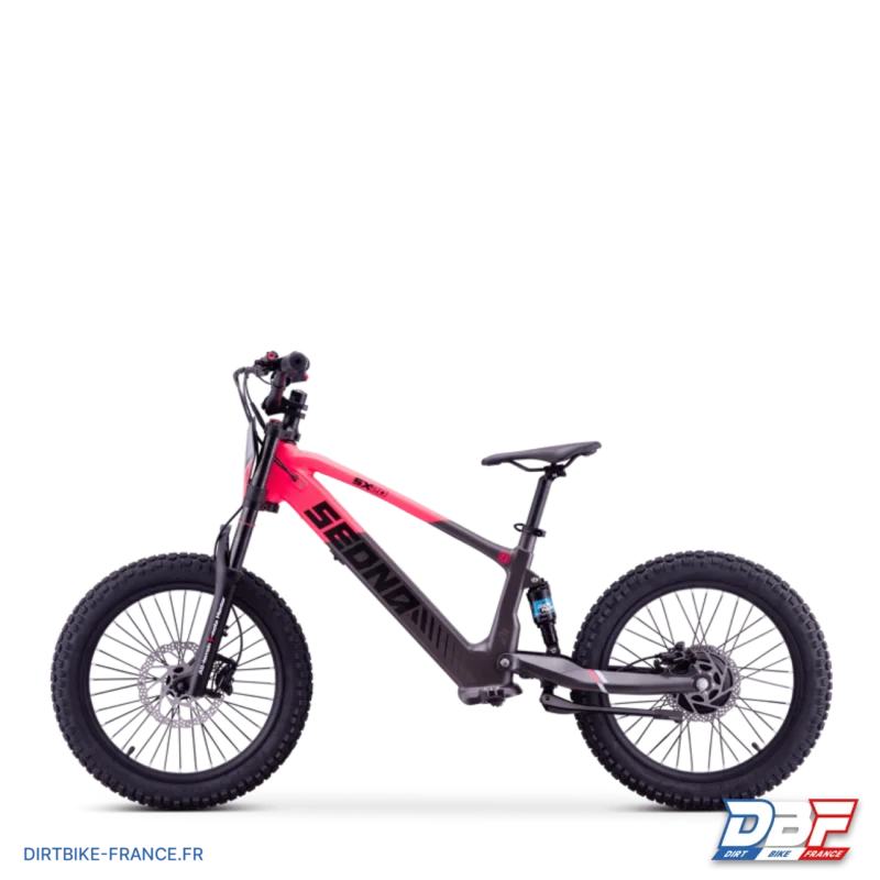 Draisienne électrique sedna sx 20″ Rose, Dirt Bike France - Photo N°5