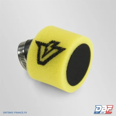 Filtre a air volt performance 45mm Jaune, photo 1 sur Dirt Bike France