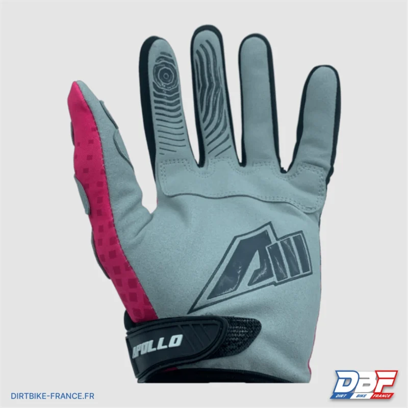 Gants cross enfant apollo skin Rose S, Dirt Bike France - Photo N°2