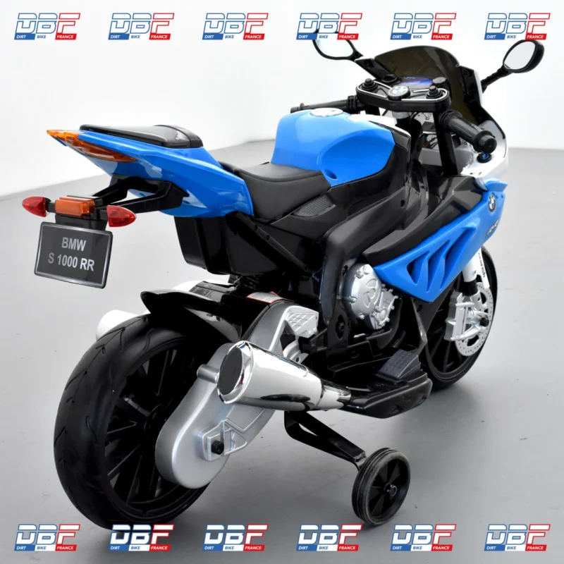 Moto électrique enfant bmw s1000 rr 12v Bleu, Dirt Bike France - Photo N°3