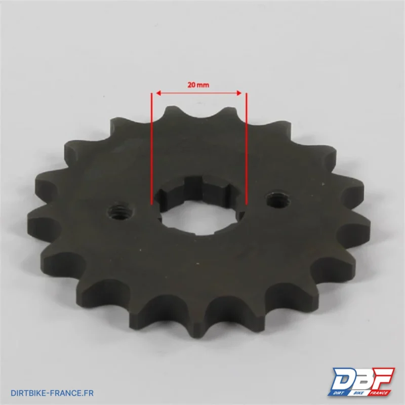 Pignon sortie de boite 428 – ø20mm 17 dents, Dirt Bike France - Photo N°2