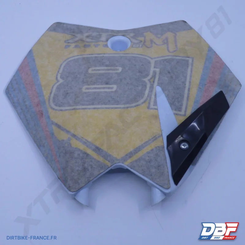 PLAQUE NUMERO  AVANT DIRT BSE150CC, Dirt Bike France - Photo N°1