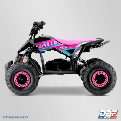 Quad enfant electrique 1000w apollo fox 2023 Rose, photo 5 sur Dirt Bike France