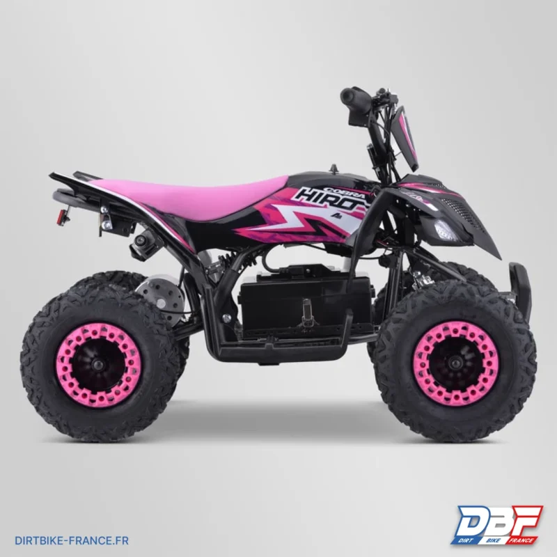 Quad enfant électrique hiro cobra 800w 2024 Rose, Dirt Bike France - Photo N°4