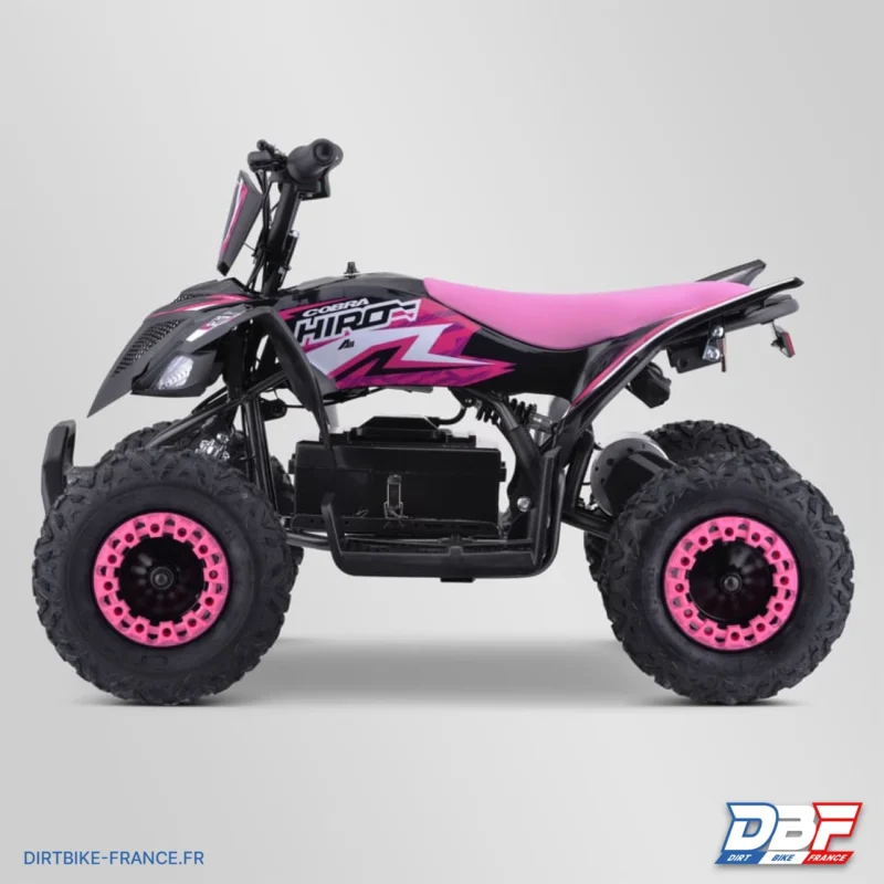 Quad enfant électrique hiro cobra 800w 2024 Rose, Dirt Bike France - Photo N°5