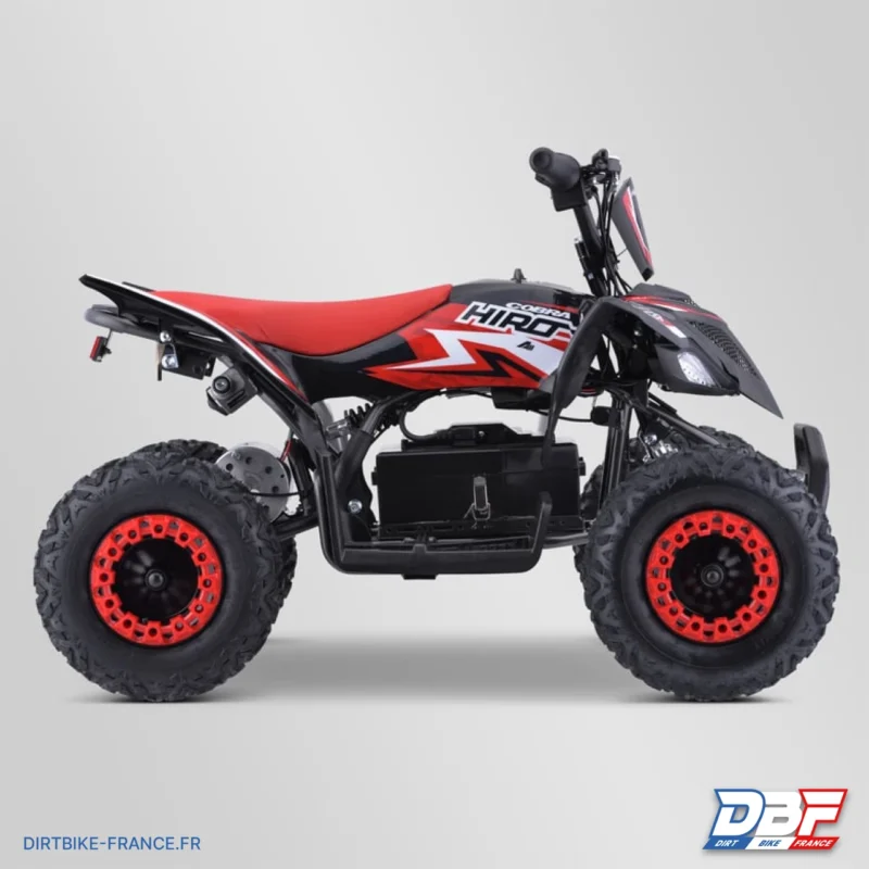 Quad enfant électrique hiro cobra 800w 2024 Rouge, Dirt Bike France - Photo N°4