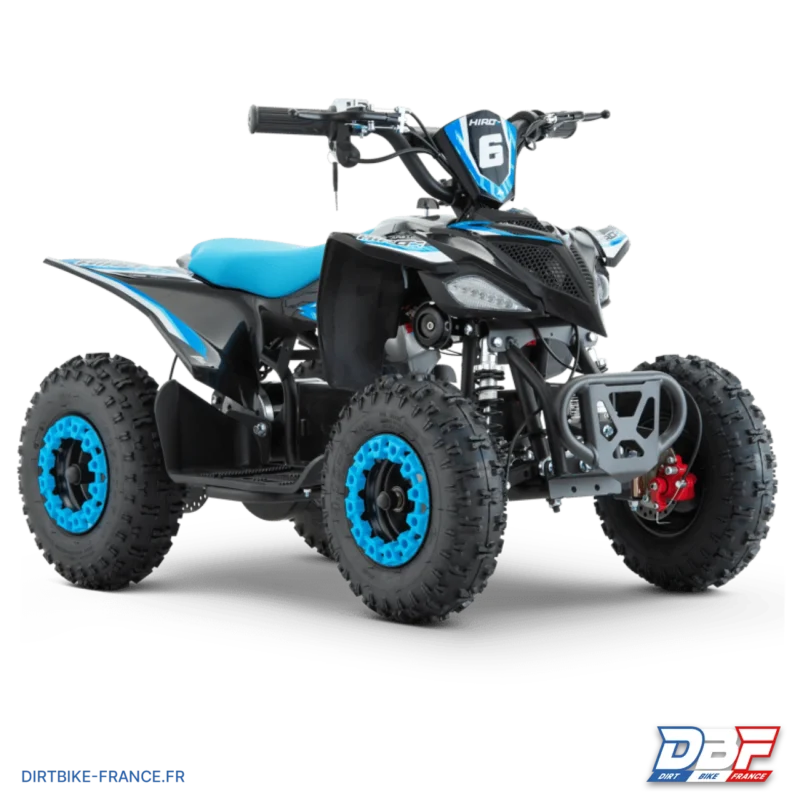 Quad enfant électrique hiro cobra 800w Bleu, Dirt Bike France - Photo N°1