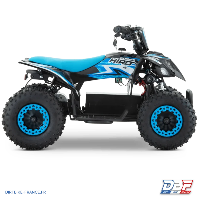 Quad enfant électrique hiro cobra 800w Bleu, Dirt Bike France - Photo N°5