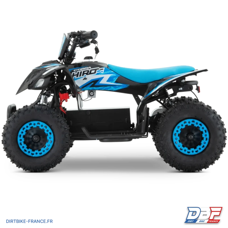 Quad enfant électrique hiro cobra 800w Bleu, Dirt Bike France - Photo N°6