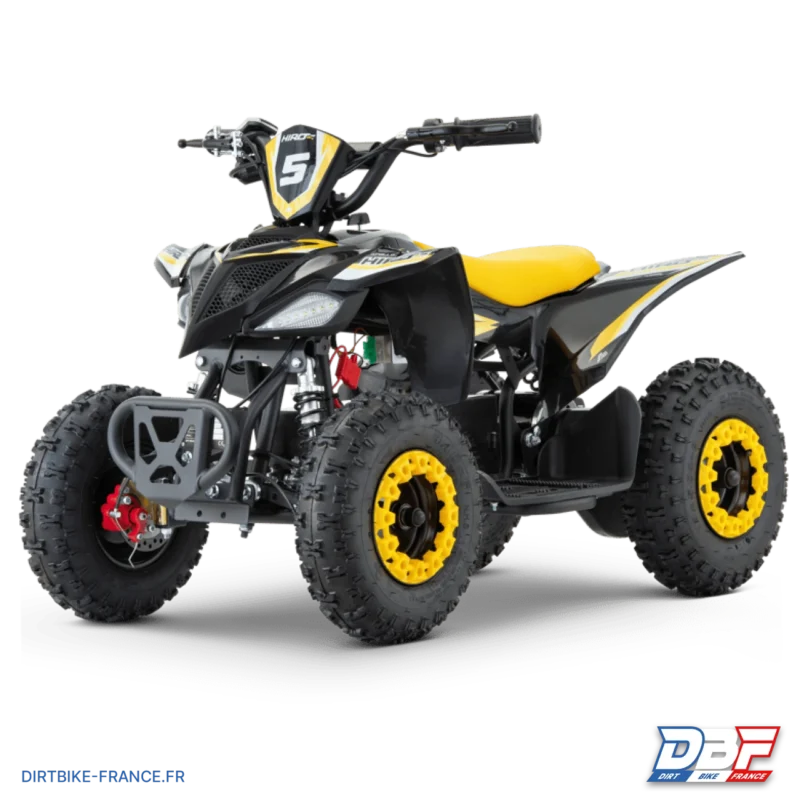 Quad enfant électrique hiro cobra 800w Jaune, Dirt Bike France - Photo N°2