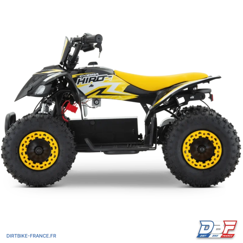 Quad enfant électrique hiro cobra 800w Jaune, Dirt Bike France - Photo N°6