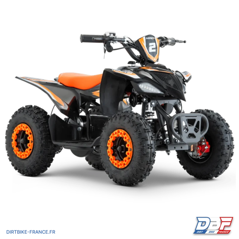 Quad enfant électrique hiro cobra 800w Orange, Dirt Bike France - Photo N°1