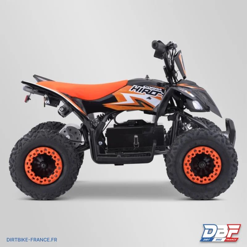 Quad enfant électrique hiro cobra 800w Orange, Dirt Bike France - Photo N°4