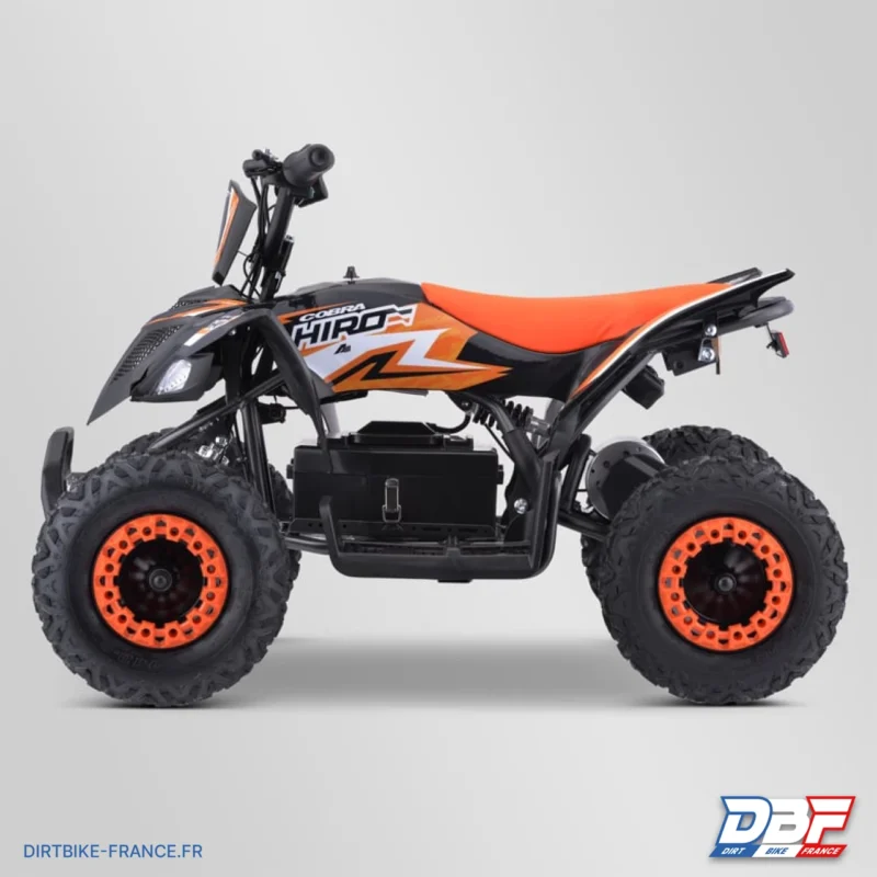 Quad enfant électrique hiro cobra 800w Orange, Dirt Bike France - Photo N°5