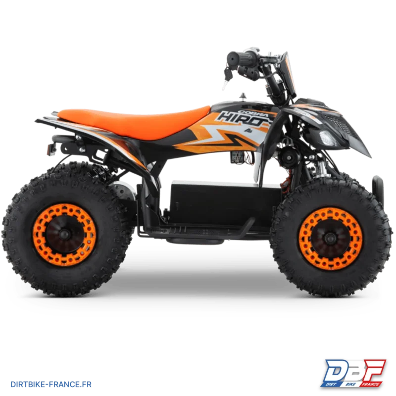 Quad enfant électrique hiro cobra 800w Orange, Dirt Bike France - Photo N°5